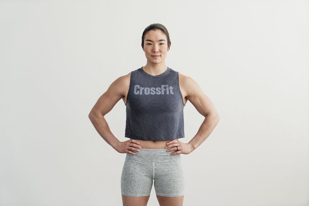 NOBULL Crossfit® Muscle Tank Üstleri Bayan - Lacivert - Turkiye (TBC-065319)